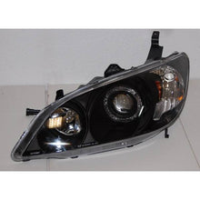 Carica l&#39;immagine nel visualizzatore di Gallery, Fari Anteriori Angel Eyes Honda Civic &#39;04 4P. Nero