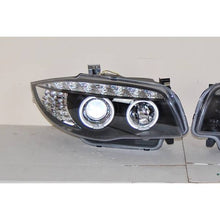 Load image into Gallery viewer, Fari Anteriori a Led BMW Serie 1 E87 07-11 Black, Intermitente Led