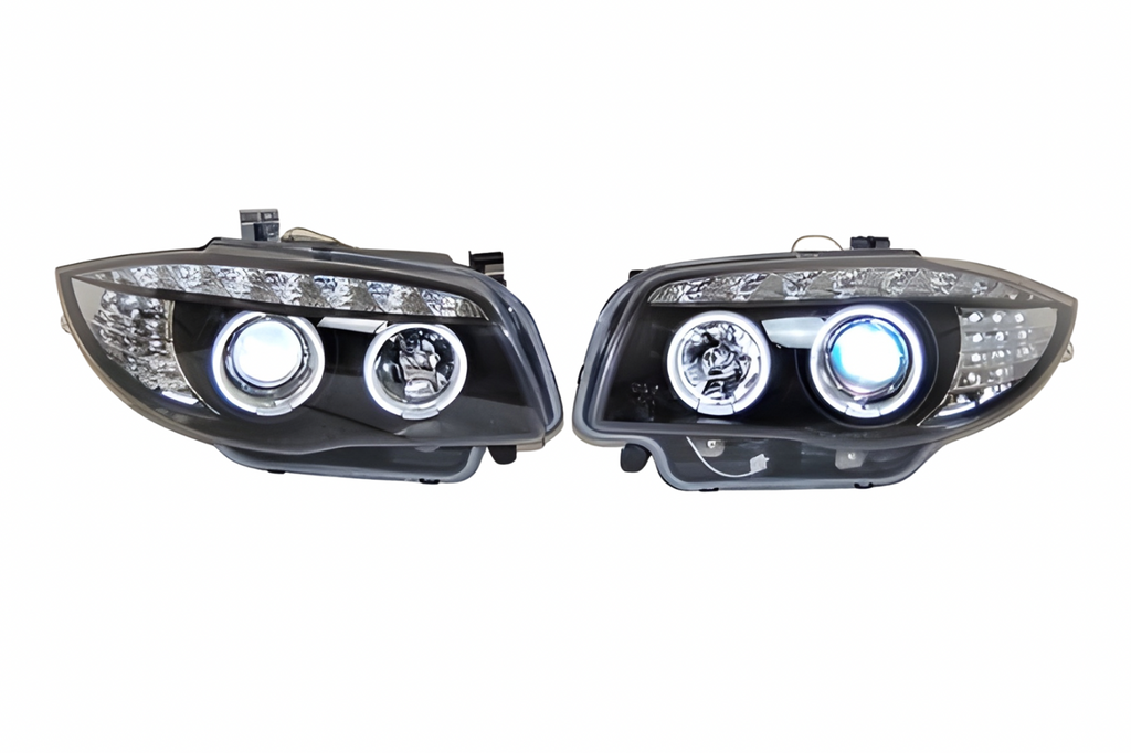Fari Anteriore A Led BMW E87 07-11 Black, Intermitente Led BMW E82,E88