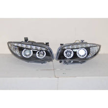 Load image into Gallery viewer, Fari Anteriori a Led BMW Serie 1 E87 07-11 Black, Intermitente Led