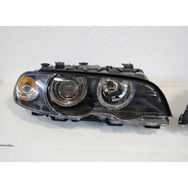 Fari Anteriori Angel Eyes BMW Serie 3 E46 '98 2P. Black