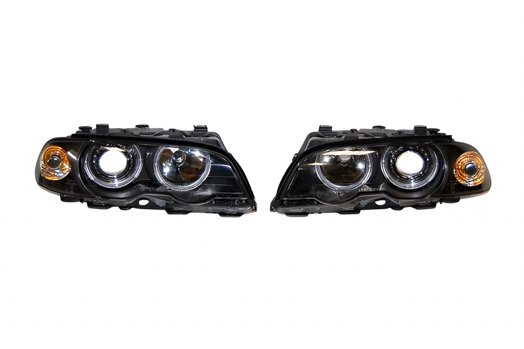 Fari Anteriore Angel Eyes BMW E46 '98 2P. Black BMW E46
