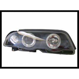 Fari Anteriori Angel Eyes BMW Serie 3 E46 '98-01 4P. Inter. Black