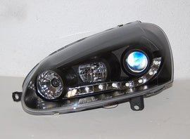 Fari Anteriori Day Light Volkswagen Golf 5 Neri Volkswagen Golf V