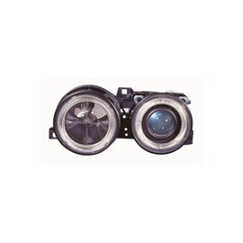 Fari anteriori DEPO Angel Eyes interno nero BMW E30
