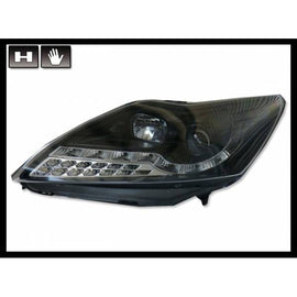 Fari Anteriori Day Light Ford Focus 2008, Intermitente Led, Black