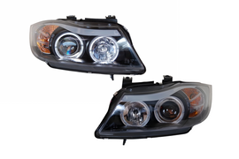 Fari Anteriori BMW E90 / E91 05-08 Nero BMW E90,E91