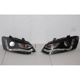 Fari Anteriori Day Light Volkswagen Polo 09 Black