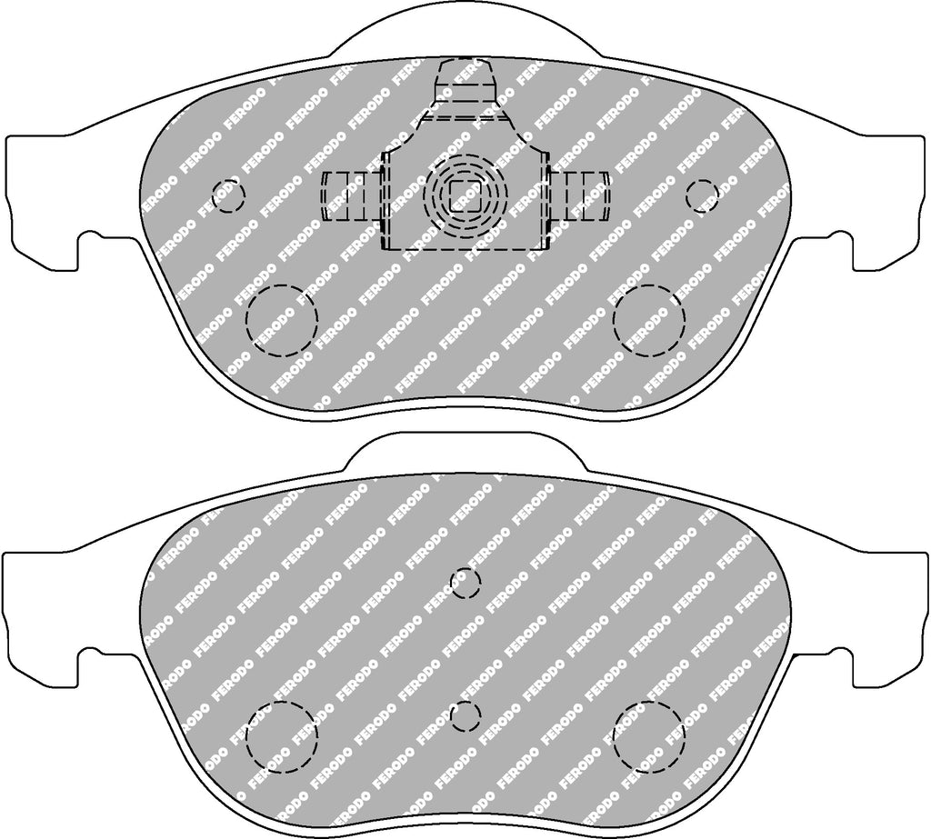 Pastiglie freni Ferodo DS2500 anteriori Renault Clio Mk3