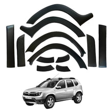 Carica l'immagine nel visualizzatore di Gallery, Allargamenti parafanghi per Dacia Duster 2010-2017 con porta modanatura set 12 pezzi