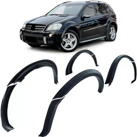 Allargamenti parafanghi Passaruota set per Mercedes ML W164 05-11