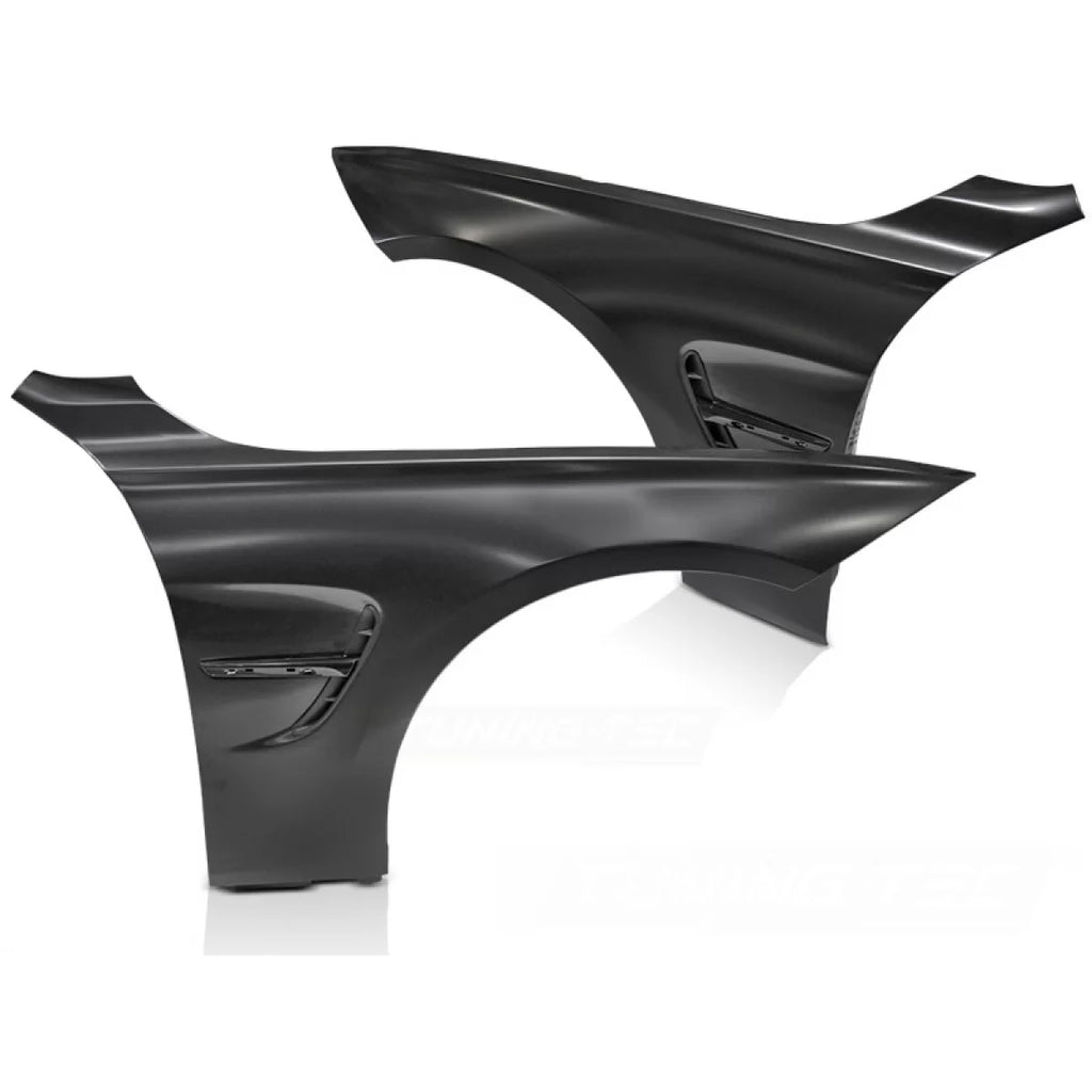 Parafanghi Sport stile con laterale bocchetta nero compatibile BMW F30 F31 11-18