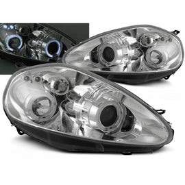 FIAT GRANDE PUNTO 09.05-08 Angel Eyes cromato