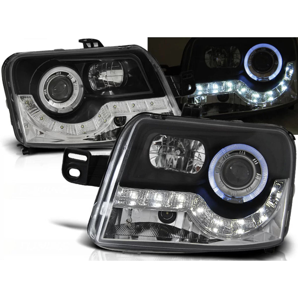 FIAT PANDA 03-12 luce diurna nero