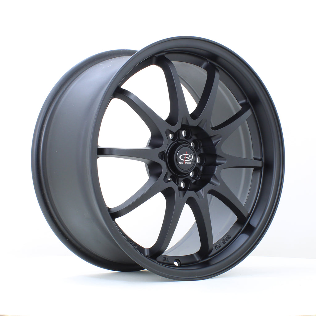 Cerchio in lega Rota Wheels Fighter 18x8.5 5x100/5x114.3 ET44 Flat Black
