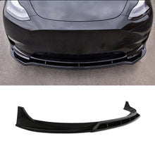 Lip Splitter Anteriore Nero Lucido Tesla Model Y 20+