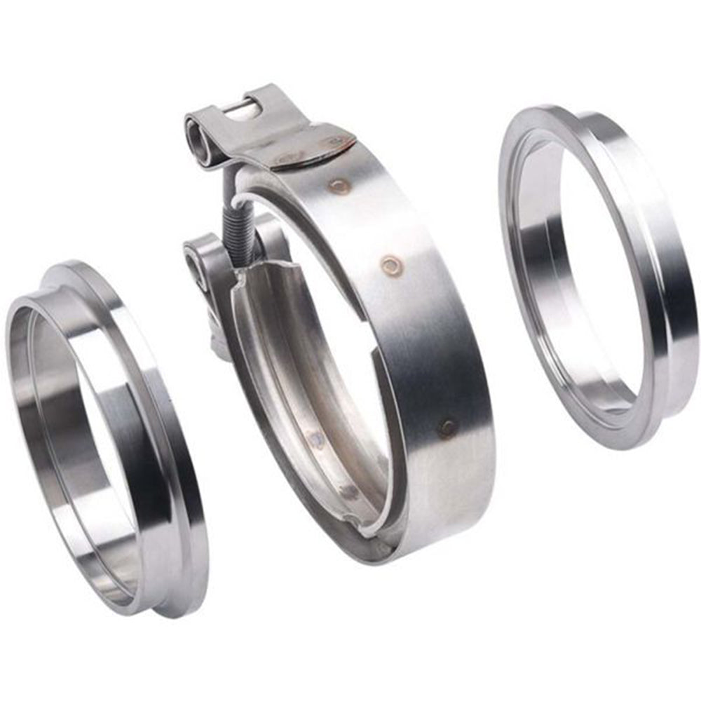 Flangia V-Band SRS 76 mm Acciaio Universale - foto 3