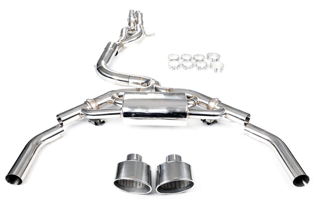Terminali ovali dello scarico cat back FMIC.Pro per Audi RS3 2.5 TFSI quattro