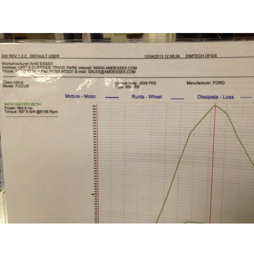 Aggiornamento intercooler AIRTEC Motorsport Stage 2 e tubi Big Boost da 2,5 pollici Focus RS MK2 - dettaglio 6