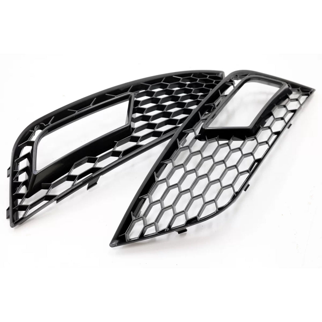 Fendinebbia lampada coperture per Audi A4 B8 restyling (2012-2015) RS4 design nero