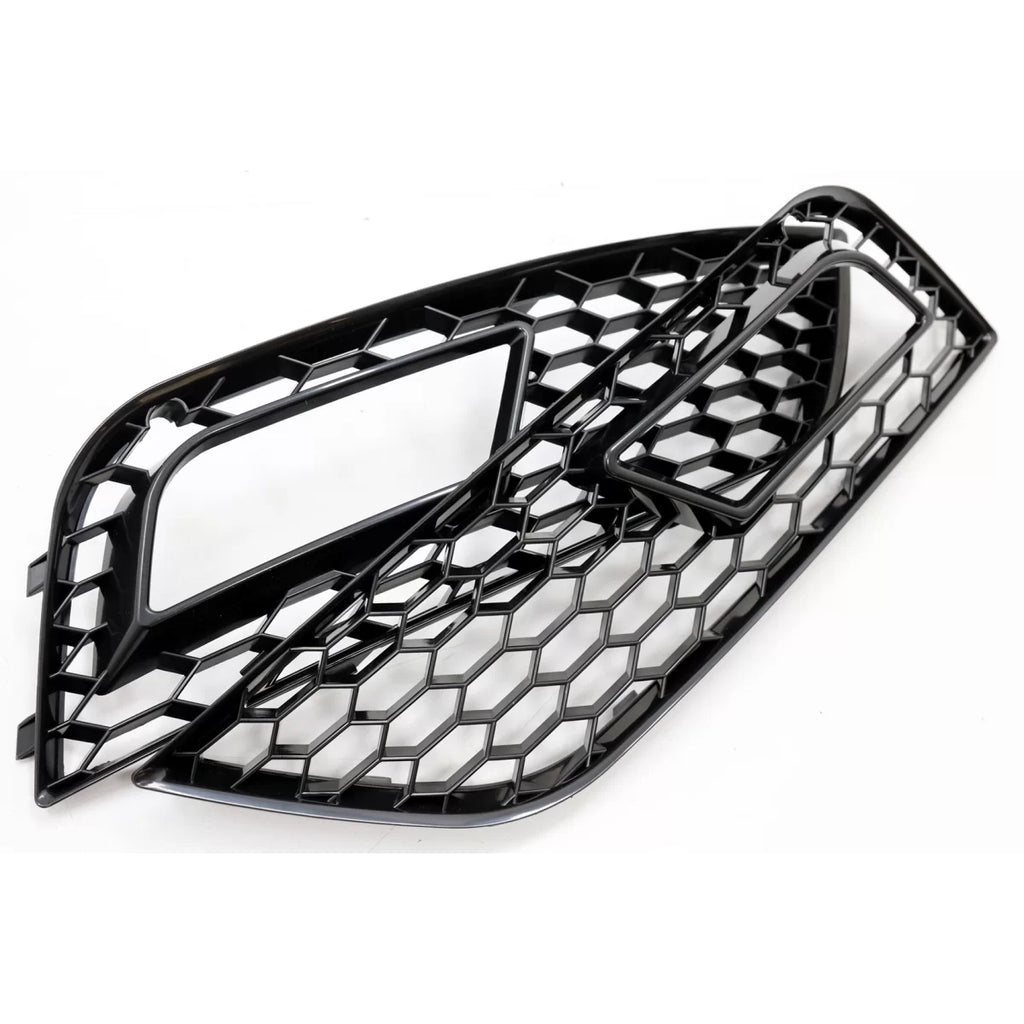 Fendinebbia lampada coperture per Audi A4 B8 restyling (2012-2015) RS4 design nero