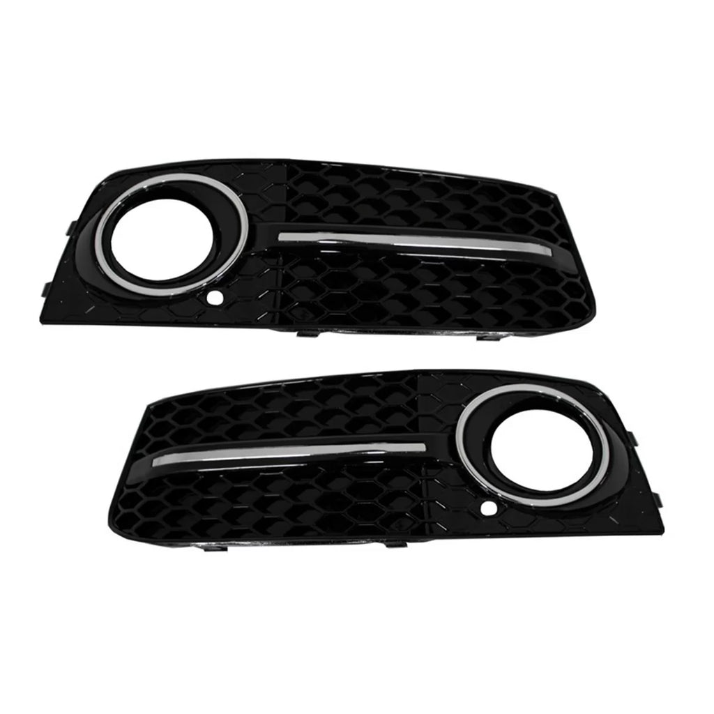 Fendinebbia lampada coperture laterale griglie per Audi A4 B8 8K (2007-2011) RS4 nero Edition