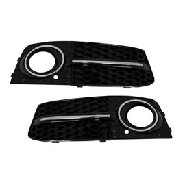 Fendinebbia lampada coperture laterale griglie per Audi A4 B8 8K (2007-2011) RS4 nero Edition