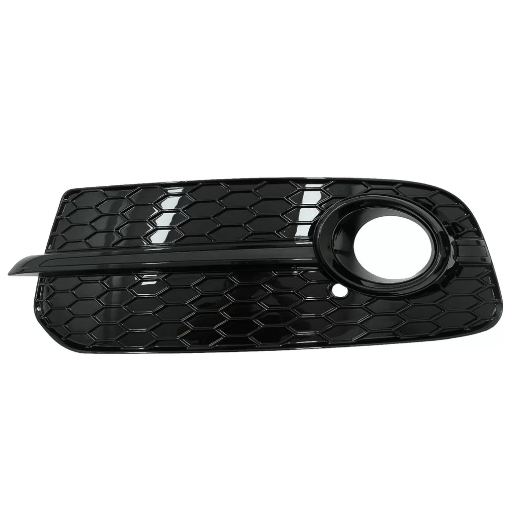 Fendinebbia lampada coperture laterale griglie per Audi Q5 SUV 8R restyling (2012-2016) Full nero RS design