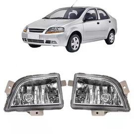 Fendinebbia per Chevrolet Aveo 05-08 3/5 porte hatchback 2 pezzi