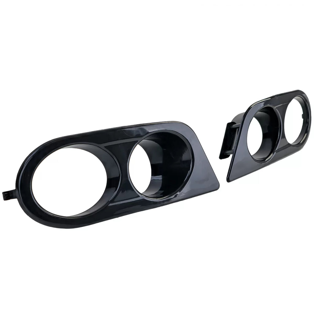 Fendinebbia coperture paraurti nero lucido per Serie 3 BMW E46 98-07