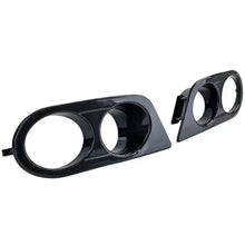 Carica l'immagine nel visualizzatore di Gallery, Fendinebbia coperture paraurti nero lucido per Serie 3 BMW E46 98-07
