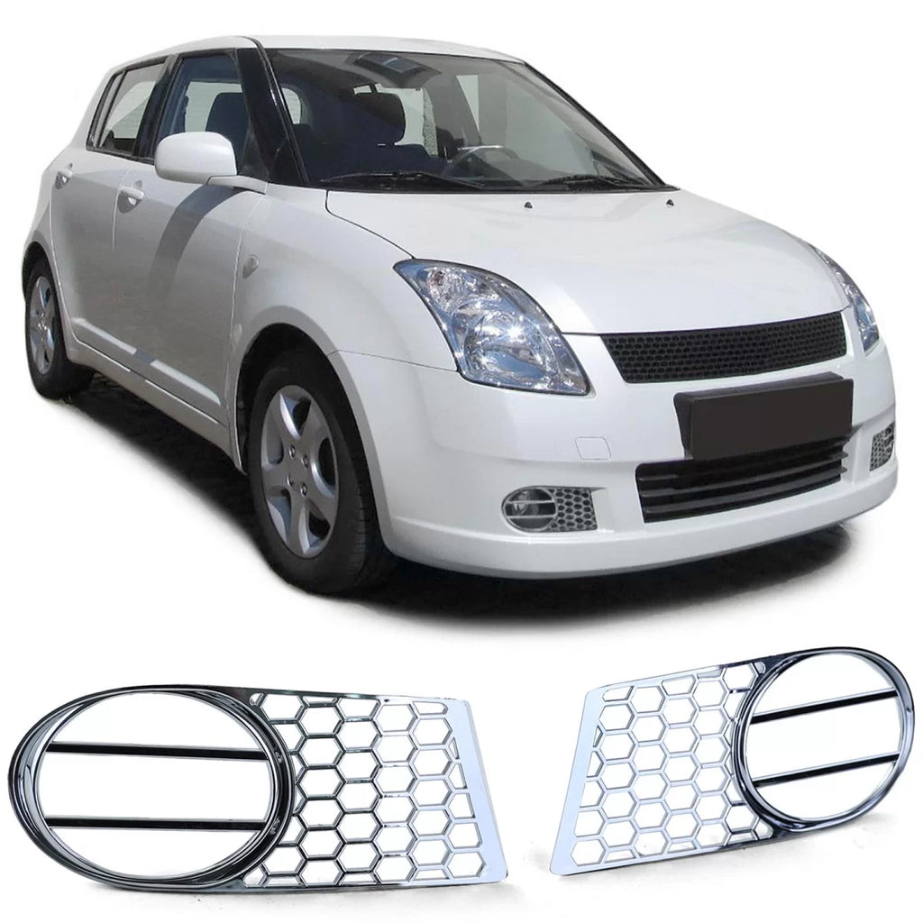 Fendinebbia coperture griglia copertura cromato per Suzuki Swift MZ EZ 05-08