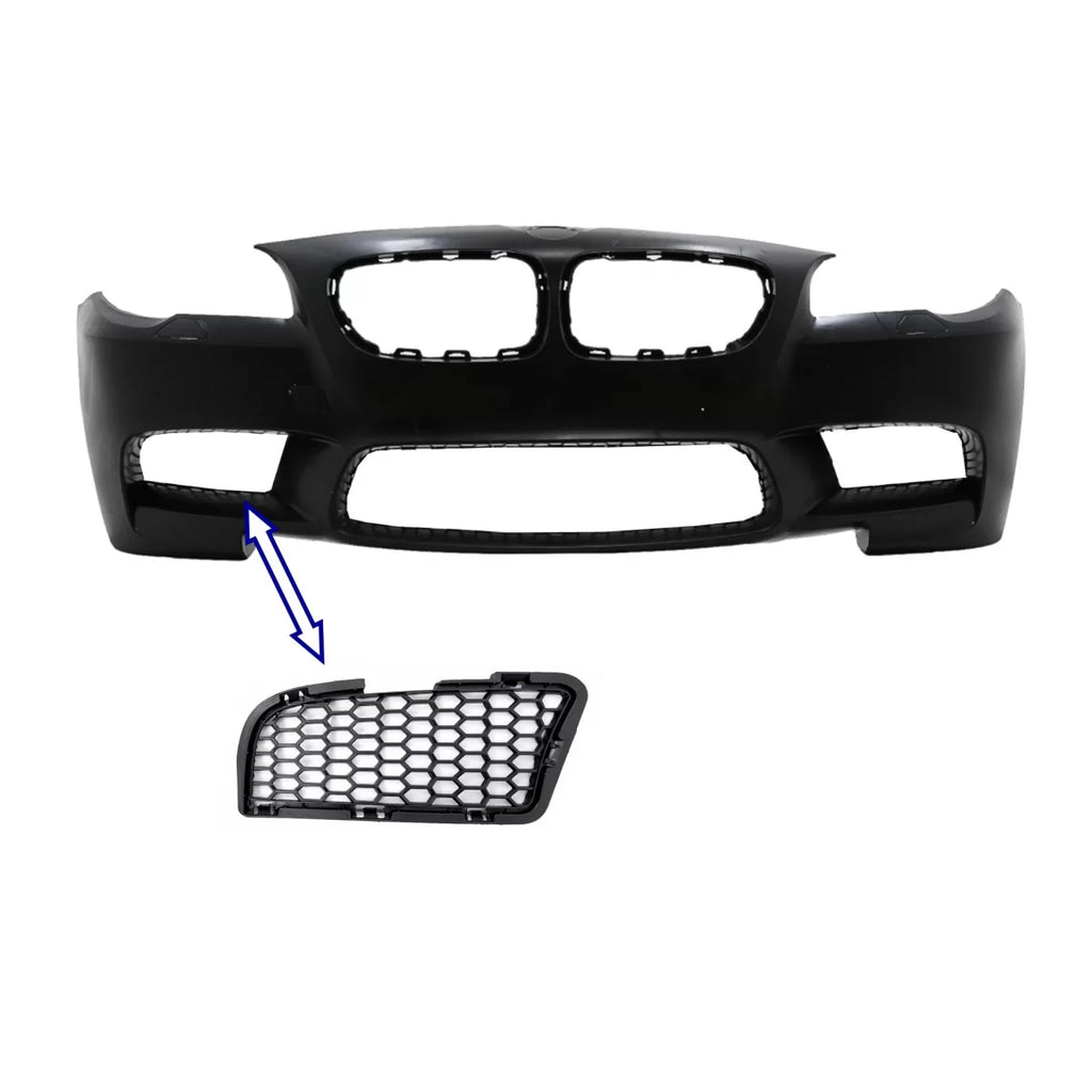 Fendinebbia griglia lato destro per BMW Serie 5 F10 F11 NON-LCI LCI (2010-2017) solo per M5 paraurti
