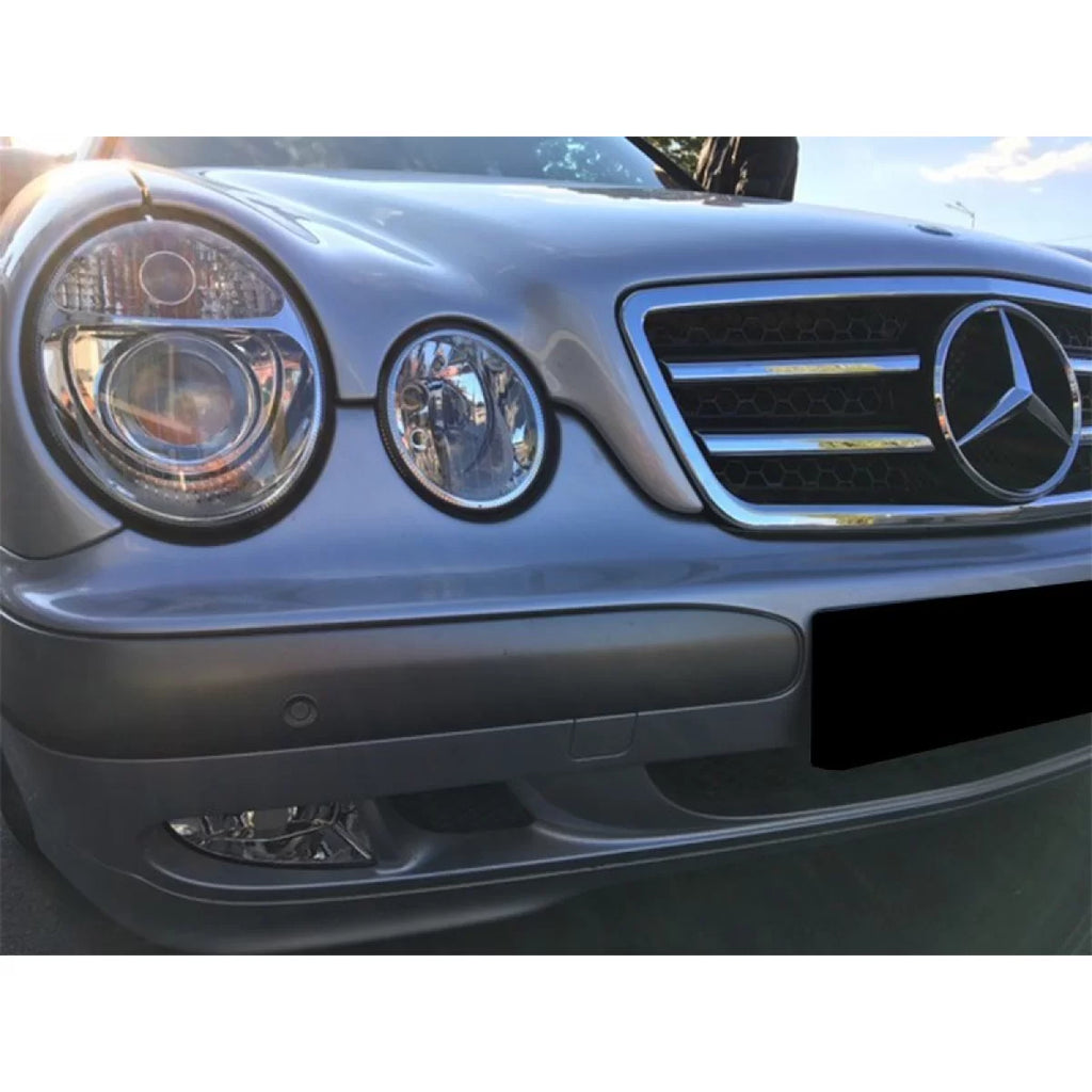 Fendinebbia kit per Mercedes Classe E W210 1999-2002/SLK R170 1996-2000/CLK W208 1998-2002 cromato, sinistro + destro