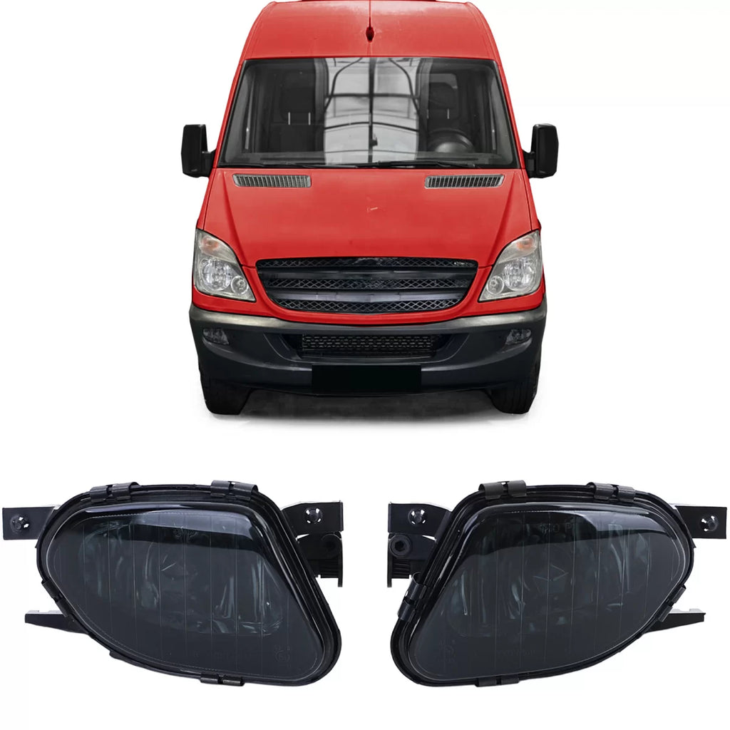 Fendinebbia set nero fumé per Mercedes E W211 02-06 Sprinter 906 06-13
