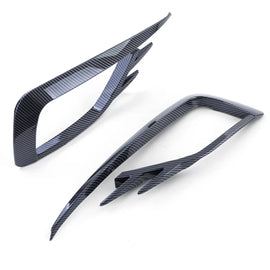 Fendinebbia surrounds griglia Effetto carbonio lucido per VW Golf 7 17-20
