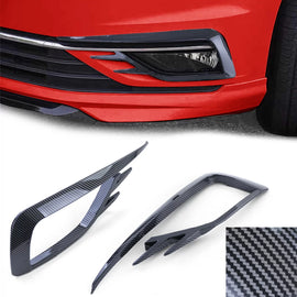 Fendinebbia surrounds griglia Effetto carbonio lucido per VW Golf 7 17-20