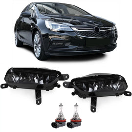 Fendinebbia nero fumé set per Opel Astra K da 2015 Zafira C da 2016