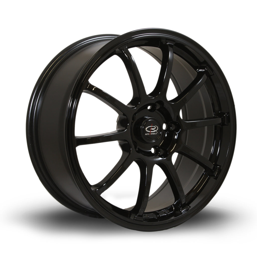 Cerchio in lega Rota Wheels Force 17x8 5x114.3 ET48 Gloss Black