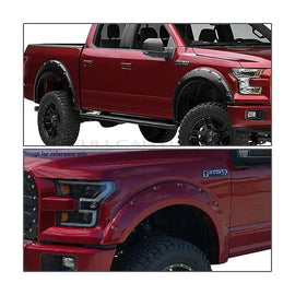 Parafanghi maggiorati neri Ford F-150 2015-2018