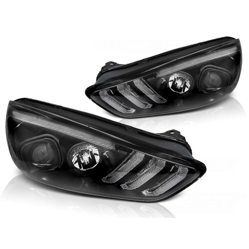 FORD FOCUS MK3 15-18 nero DRL LED SEQ INDICAOR