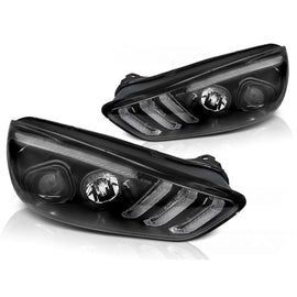 FORD FOCUS MK3 15-18 nero DRL LED SEQ INDICAOR