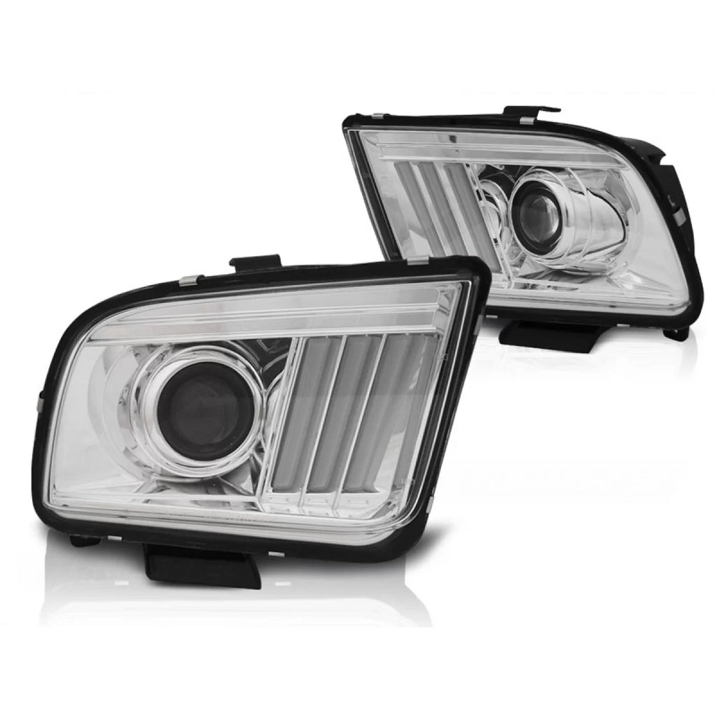 FORD MUSTANG 04-09 a guida di luce cromato