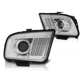 FORD MUSTANG 04-09 a guida di luce cromato