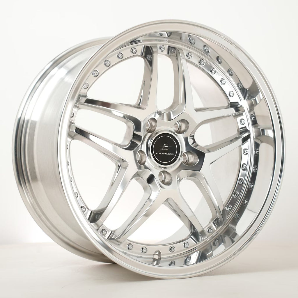 Cerchio in lega Forum Vice 18x9.5, finitura Chrome