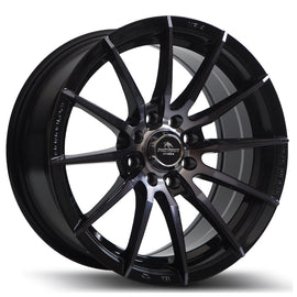 Cerchio in Lega Forzza Atom 15x7 4x100/108 ET25 73,1 Black Magic Machined