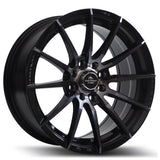 Cerchio in Lega Forzza Atom 15x7 4x100/108 ET25 73,1 Black Magic Machined