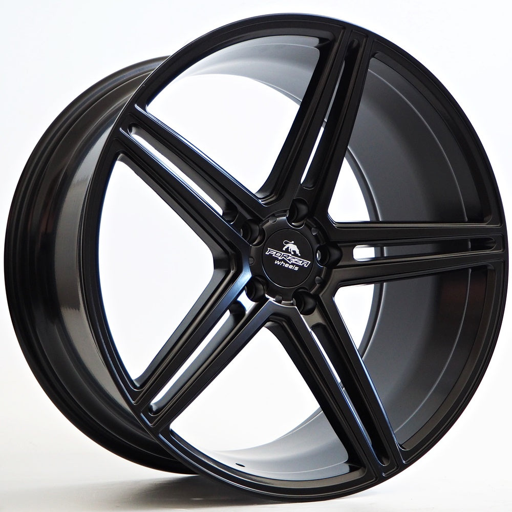 Cerchio in Lega Forzza Bosan 21x10.5 5x120 ET38 72,56 Satin Black FLOW FORMING