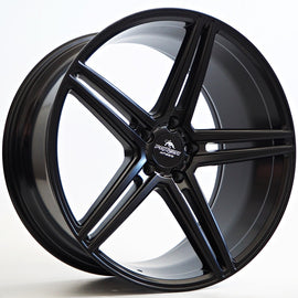 Cerchio in Lega Forzza Bosan 21x10.5 5x112 ET38 66,45 Satin Black FLOW FORMING