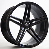 Cerchio in Lega Forzza Bosan 20x10.5 5x120 ET37 72,6 Satin Black